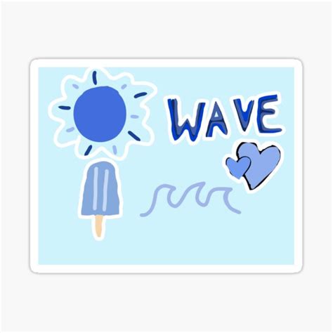 Oceanbeachaesthetic Sticker Sticker By Belladuoduo Redbubble