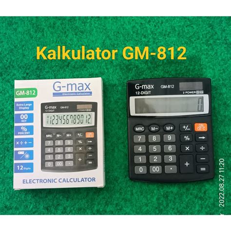 Jual Kalkulator Citizen SDC 812BN 12 Digit 2 Power Kalkulator CT