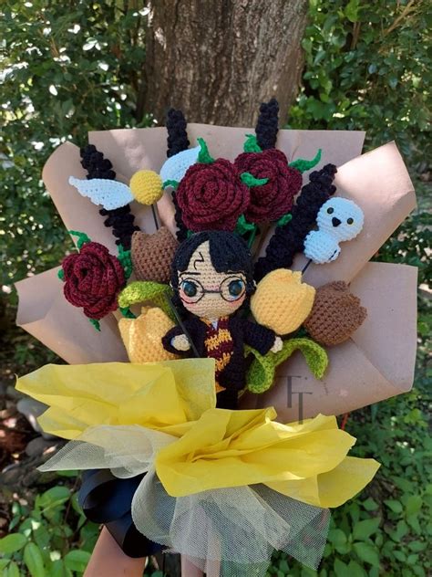 Harry Potter Bouquet Crochet Bouquet De Croch Croch Do Harry