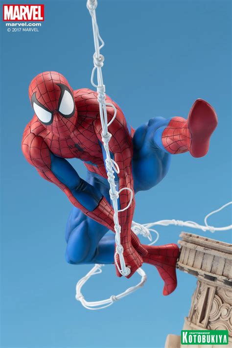 Kotobukiya Marvel Universe Spider Man Webslinger Artfx Statue The