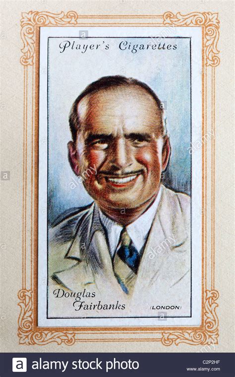 Vintage Douglas Fairbanks Snr Players Souvenir Cigarette Card Stock