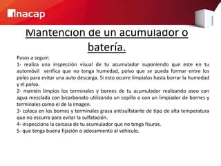 Informe De Acumuladores Ppt