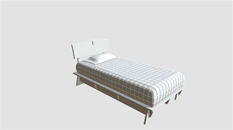 Bed Buy Royalty Free 3d Model By Evermotion [281fcb2] Sketchfab Store