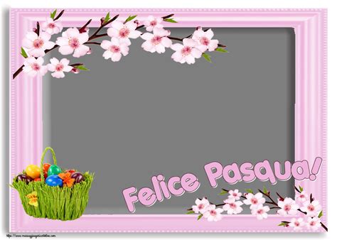 Cartoline Personalizzate Di Pasqua Con Cornice Foto Pagina