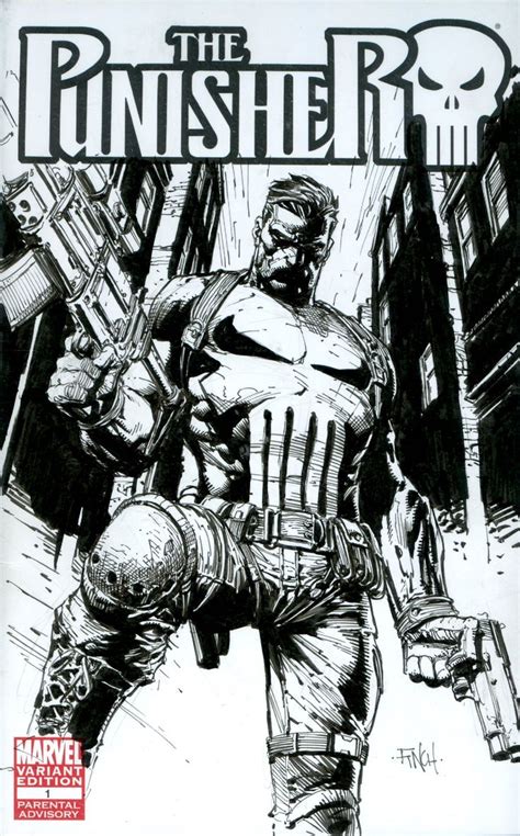 The Cover To The Comic Book The Punisher