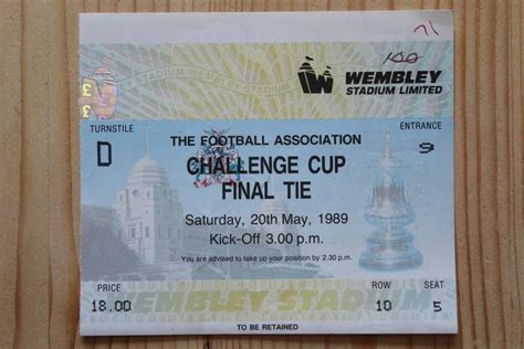 Liverpool FC v Nottingham Forest FC, May 7 1989