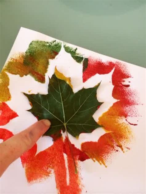 Fall leaf craft ideas ~ projects art craft ideas