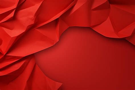 Premium Photo Crumpled Scarlet Paper Abstract Shape Background