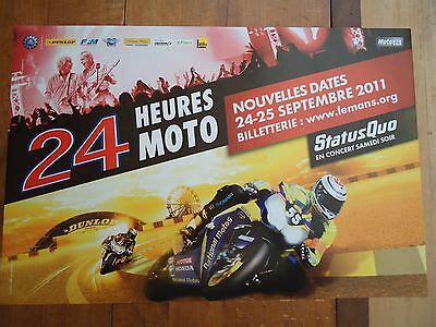 Poster Officiel Heures Du Mans Motos Affiche Aco Moto Le