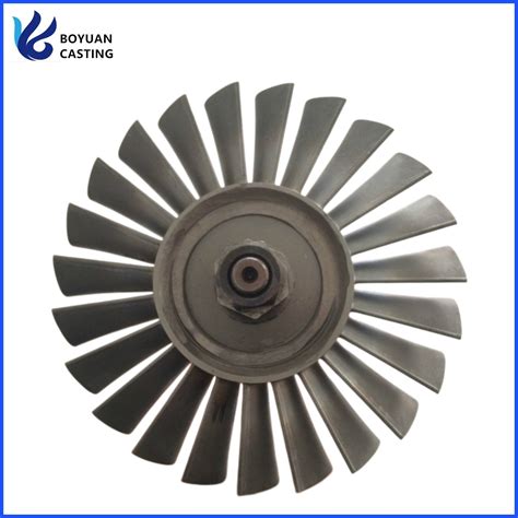 Lost Wax Vacuum Casting Turbine Wheel For Locomotiveturbo Engine