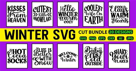 Winter Svg Bundle Bundle · Creative Fabrica