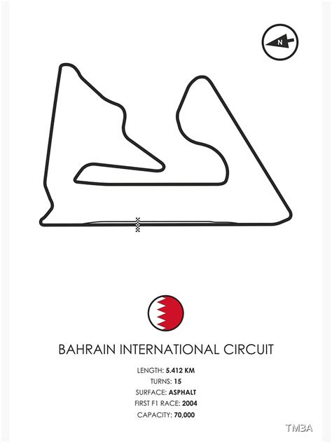 Bahrain International Circuit Sticker For Sale By TM3A Redbubble