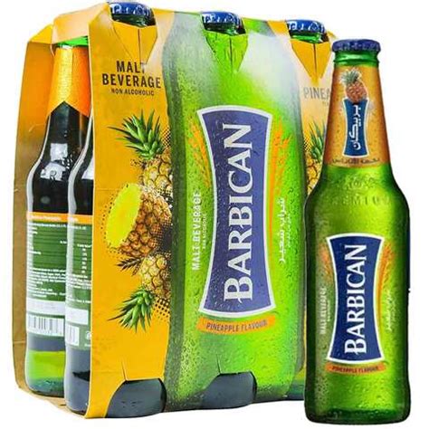 Buy Barbican Malt Beverage Pineapple Flavor Glass 330 Ml 6 Pieces ...