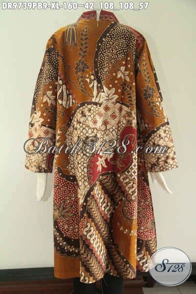 Baju Batik Istimewa Dengan Motif Elegan Khas Solo Jawa Tengah Dress