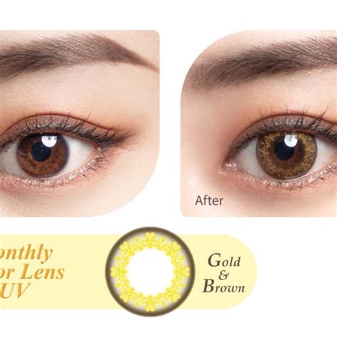 Monthly Color Lens Uv K Nh P Tr Ng M U D Ng M T Th Ng Toplens