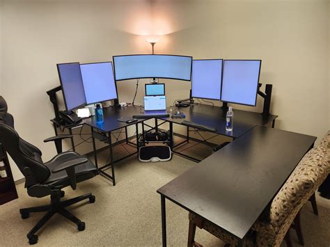My New Seven Monitor Office Workstation
