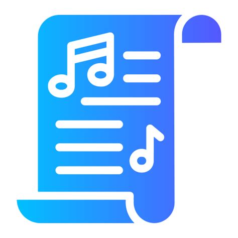 Music note Generic Flat Gradient icon