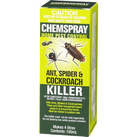 Amgrow 100ml Chemspray Ant Spider And Cockroach Killer Concentrate Bunnings Australia