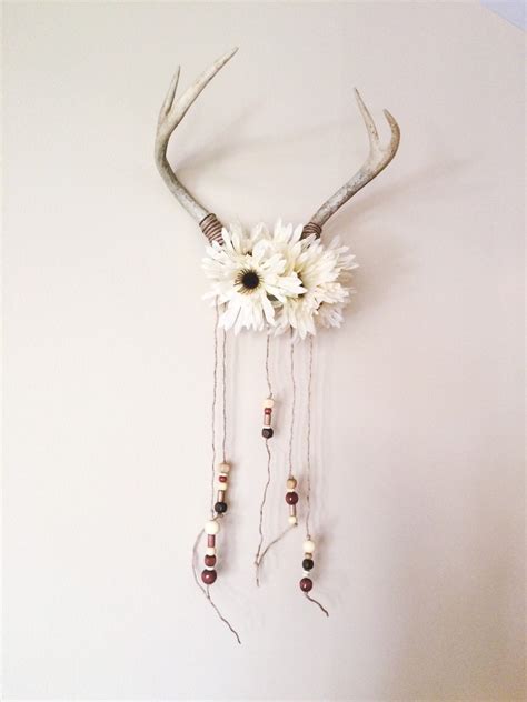 Floral Antlers Deer Antlers Flower Antlers Floral By Bandsawbandit