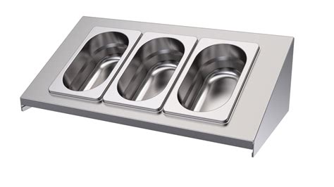 Simply Stainless Sbmch3 Condiment Holder Caterlink Commercial