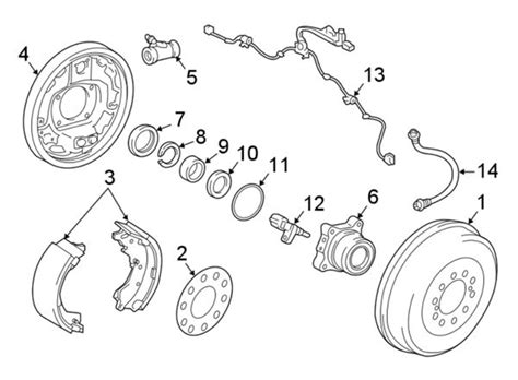 Toyota Tacoma Rear Drum Brake Diagram