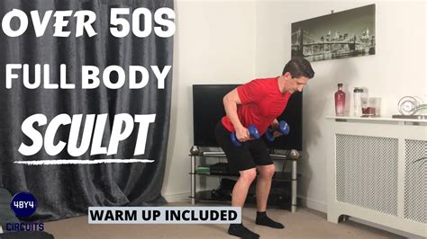 Over 50s Beginners Full Body Sculpt Dumbbell And Cardio Workout