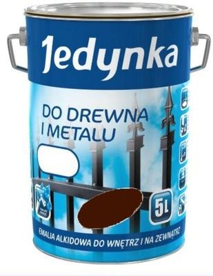 FARBA DO DREWNA I METALU matowa brązowa 5 l 6705462120 oficjalne