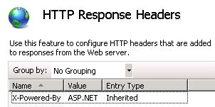 Remove Response Header X Powered By Asp Net Using Iis