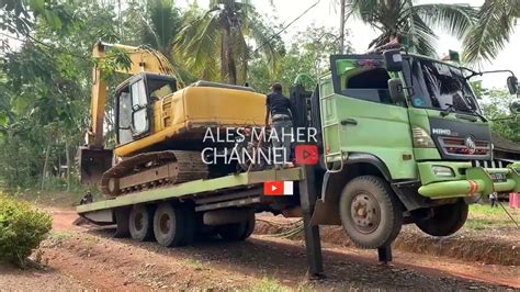 Misi Selesai Excavator Pulang Naik Truck Youtube