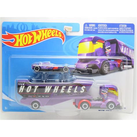 Caminhão Big Rig Heat F Racer Caminhões de Transporte Hot Wheels Mattel