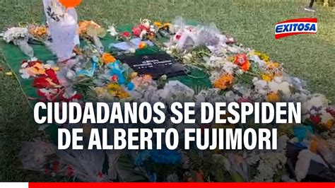 Cientos De Ciudadanos Se Despiden Del Expresidente Alberto Fujimori