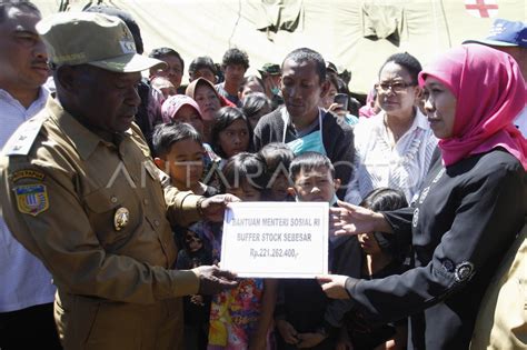 Kunjungan Mensos Di Papua Antara Foto