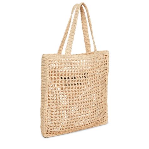 Prada Small Logo Raffia Tote Cheap Prada Store