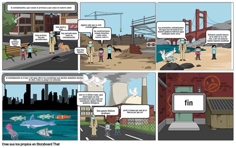 La Contaminación Storyboard By Zanks