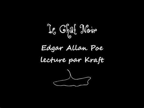 Lecture Du Chat Noir De Edgar Allan Poe YouTube