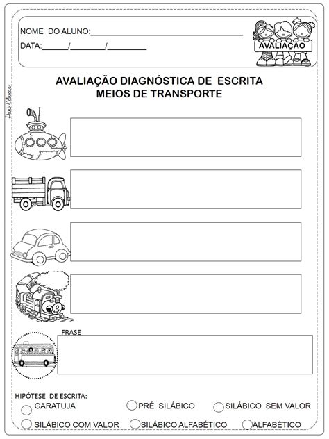 Avaliação Diagnostica Educação Infantil 3 Anos