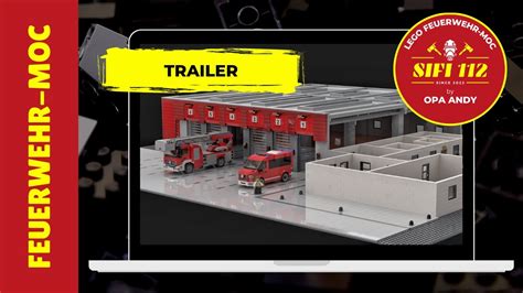 Mein Lego Feuerwehr Moc Trailer Entwurf Youtube