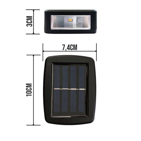 Ripley PACK 4 FOCOS MURO APLIQUE LED SOLAR PARA JARDÍN