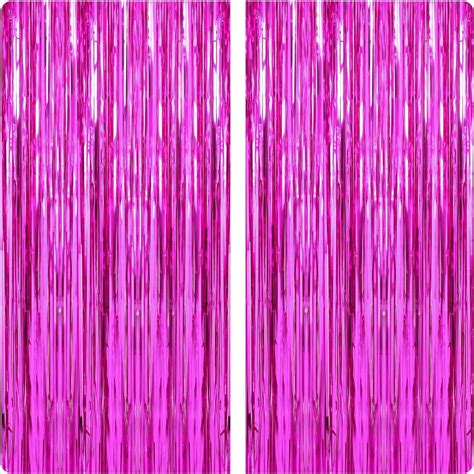 Amazon 2 Pack 3 3x8 2 Feet Foil Fringe Backdrop Curtains Tinsel