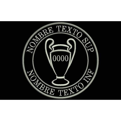 Parche Bordado Uefa Champions League Personalizable