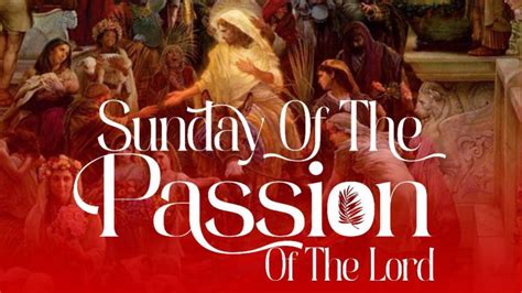 Palm Sunday Of The Passion Of The Lord Youtube