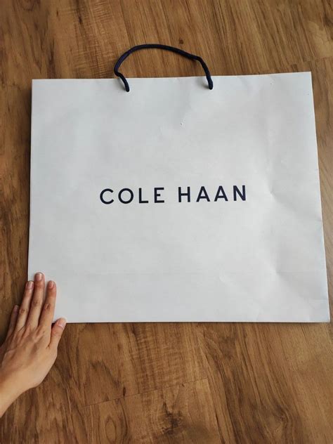 Cole Haan Large Shopping Paper Bag Luxury Accessories On Carousell