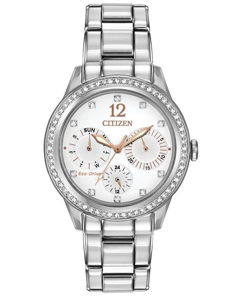 Citizen Women S Chronograph Silhouette Eco Drive Stainless Steel