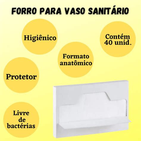 Forro Assento Sanitário 120 Folhas Protetor Privada Banheiro