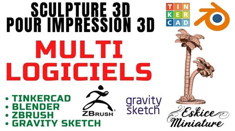 Multi Logiciels Conception 3d Pour Impression 3d Youtube