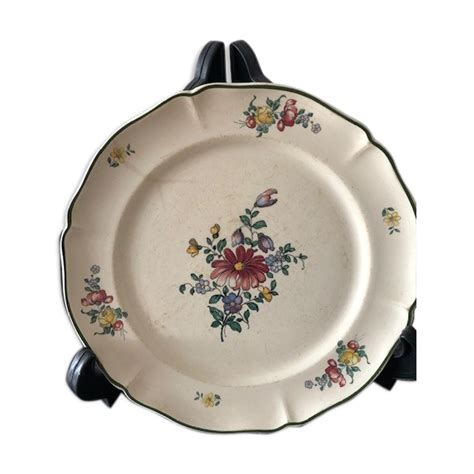 Old Plate Villeroy Boch Mettlach Model 1562 Old Strasbourg Selency