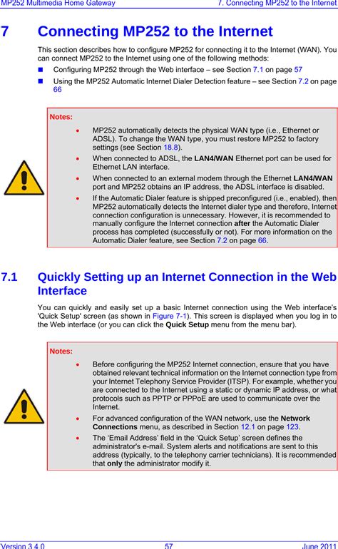 Vtech Telecommunications Wifi Gateway User Manual