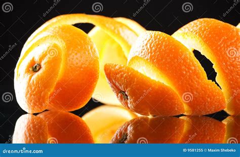 Spiral Orange Peel Royalty Free Stock Photo Image 9581255