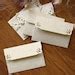 25 Mini Envelopes With Blank Cards Parchment Natural Paper Wedding