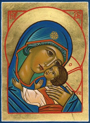 Vierge De Tendresse Art Religieux Icone Religieuse Th Otokos